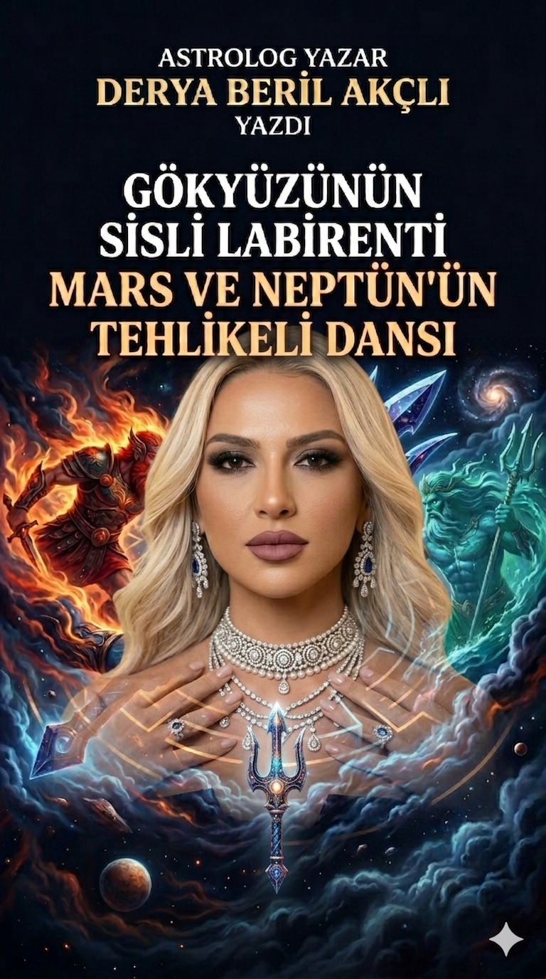 GÖKYÜZÜNÜN SİSLİ LABİRENTİ: MARS VE NEPTÜN’ÜN TEHLİKELİ DANSI